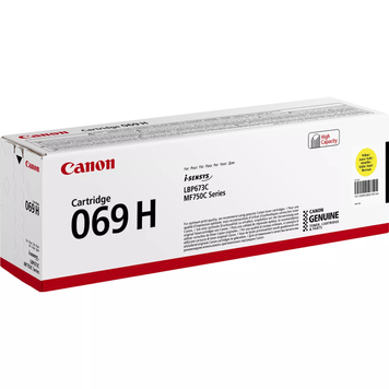 Картридж Canon 069H MF752Cdw/MF754Cdw/LBP673Cdw Yellow (5500 стор.) 5095C002 фото