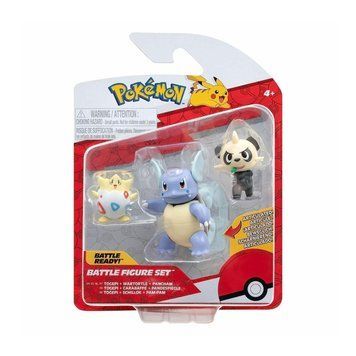 Набір ігрових фігурок POKEMON W17 - ТОГЕПІ, ПАНЧАМ, ВАРТОРТЛ PKW3051 фото