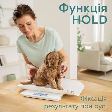 Beurer Beurer scales for Pets, 100кг, sensor control, 2хAAA, plastic, white PP_170_POLLY фото