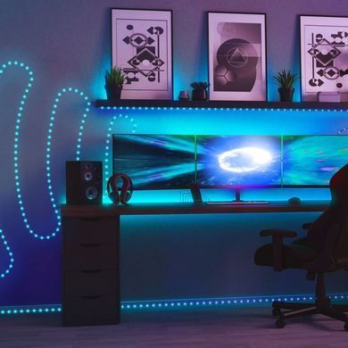 Twinkly Гірлянда Smart LED Twinkly Dots Lights RGB 400 IP44 20м кабель чорний TWD400STP-BEU фото