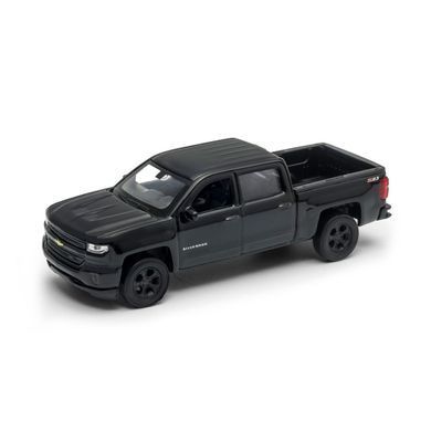 Автомодель - CHEVROLET SILVERADO 2017 (перламутрово-белый, черный) 250381W фото