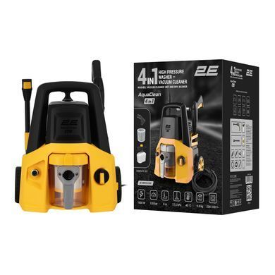 2E Минимойка высокого давления AquaClean 4в1 1600Вт 130бар 480л/ч шланг 8м 11кг 2E-HPW1613VC фото