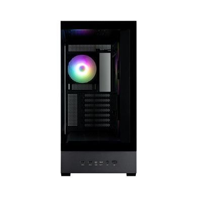 Zalman Корпус P40 DS без БП, 2xUSB3.0, 1x Type C, 3x120мм ARGB Reverse, 1x120мм ARGB, VGA 420мм, LCS ready, TG Side/Front Panel, Display, ATX, чёрный P40DSBLACK фото