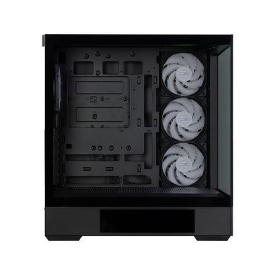 Zalman Корпус P40 DS без БП, 2xUSB3.0, 1x Type C, 3x120мм ARGB Reverse, 1x120мм ARGB, VGA 420мм, LCS ready, TG Side/Front Panel, Display, ATX, чёрный P40DSBLACK фото