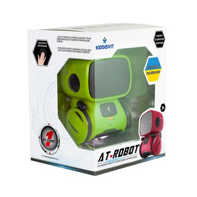 Інтерактивний робот з голосовим керуванням – AT-ROBOT (зелений, озвуч.укр.) AT001-02-UKR фото