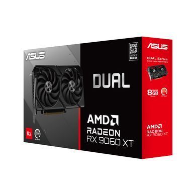 ASUS Видеокарта Radeon RX 9060 XT 8GB GDDR6 DUAL-RX9060XT-8G 90YV0MI1-M0NA00 фото