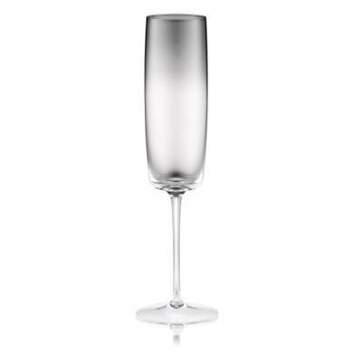 ARDESTO Champagne glasses set Black Mars 270ml, 2pcs, glass, grey AR2627GRG фото