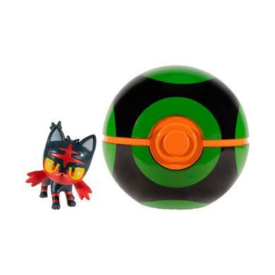 Игровой набор POKEMON W16 - ЛИТТЕН В ПОКЕБОЛЕ (игровая фигурка, покебол) PKW3147 фото