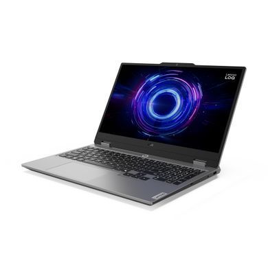 Lenovo Ноутбук Lenovo LOQ 15IRX10 15.6" FHD IPS AG, Intel i7-13650HX, 32GB, F1TB, NVD5070-8, DOS, сірий 83JE006TRA фото