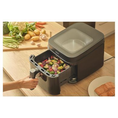 Sencor Мультипіч Sencor Vita 1700Вт, чаша-6,5л, сенсорне керув., з віконцем, 12 програм, пластик, чорний SFR6900BK фото
