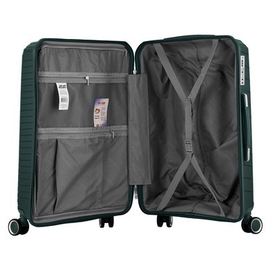 Набор пластиковых чемоданов 2E, SIGMA,(L+M+S), 4 колеса, изумрудный 2E-SPPS-SET3-EG фото
