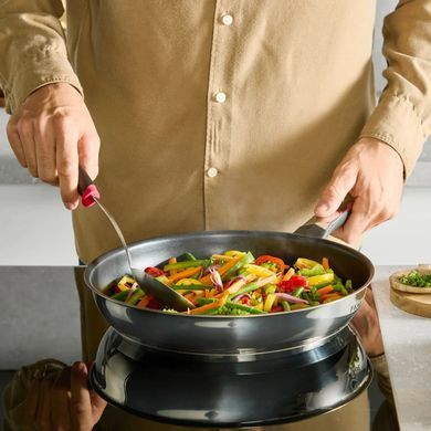 Tefal Tefal Frying Pan, Emotion+, 20cm, stainless steel, bakelite, black E3270244 фото