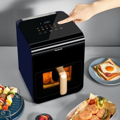 Panasonic Мультипіч 1450Вт, чаша-6л, сенсорне управл., 11 авто. программ, пластик, чорно-синій NF-CC600ATS фото