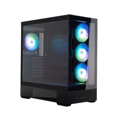 Zalman Корпус P40 DS без БП, 2xUSB3.0, 1x Type C, 3x120мм ARGB Reverse, 1x120мм ARGB, VGA 420мм, LCS ready, TG Side/Front Panel, Display, ATX, чёрный P40DSBLACK фото