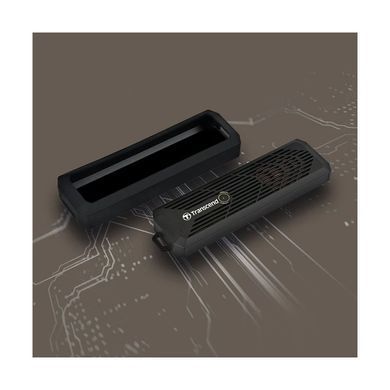 Transcend Портативний корпус Transcend для SSD Enclosure Kit M.2 PCIe/M.2 SATA 2230/2242/2260/2280 USB USB Type-A + Type-C Чёрный TS-CM10G фото
