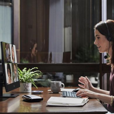 HP Комп'ютер персональний моноблок ProOne 440-G9 23.8" FHD IPS AG, Intel i5-13500T, 16GB, F512GB, UMA, WiFi, кл+м, 3р, DOS, чорний 885F1EA фото