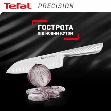 Tefal Кухонний ніж сантоку Precision, 16.5см, нержавіюча сталь K2891124 фото