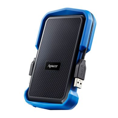 Портативний жорсткий диск Apacer 2TB USB 3.1 AC631 IP55 Black/Blue AP2TBAC631U-1 фото