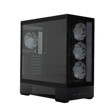 Zalman Корпус P40 DS без БП, 2xUSB3.0, 1x Type C, 3x120мм ARGB Reverse, 1x120мм ARGB, VGA 420мм, LCS ready, TG Side/Front Panel, Display, ATX, чёрный P40DSBLACK фото