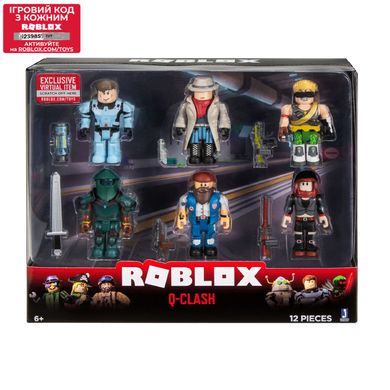 Ігровий набір Roblox Multipack Q-Clash W7, 6 фігурок та аксесуари ROB0307 фото