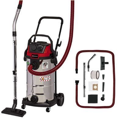 Einhell Пылесос профессиональный TE-VC 2340 SACL, 1500Вт, 225мБар, контейнер 40л, розетка, класс L, 10.1кг 2342470 фото