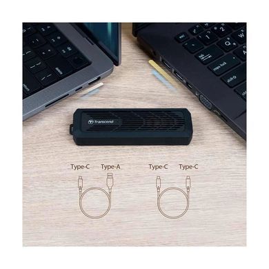 Transcend Портативний корпус Transcend для SSD Enclosure Kit M.2 PCIe/M.2 SATA 2230/2242/2260/2280 USB USB Type-A + Type-C Чёрный TS-CM10G фото