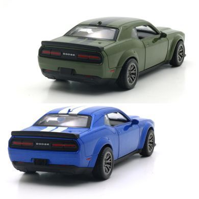 Автомодель - DODGE CHALLENGER SRT JAILBREAK 2022 (синій, зелений) 250949 фото