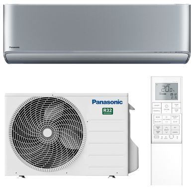 Panasonic Кондиціонер Etherea 35м2 інвертор 12000BTU 3.5кВт A+++/A+++ -20&deg;С Wi-Fi R32 сріблястий