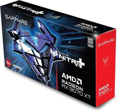 SAPPHIRE Видеокарта Radeon RX 9070 XT 16GB GDDR6 NITRO+ GAMING OC 11348-01-20G фото