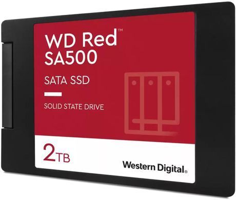 WD Накопичувач SSD 2.5" 2TB SATA Red WDS200T2R0A фото