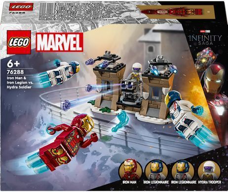 LEGO Конструктор Marvel Залізна Людина і Залізний легіон проти солдата Гідри 76288 фото