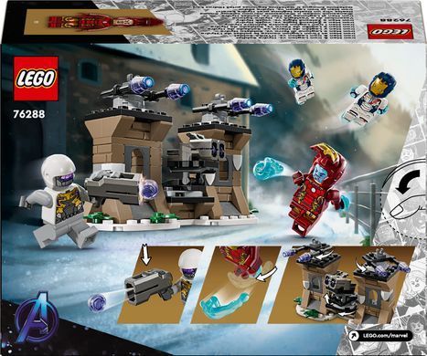 LEGO Конструктор Marvel Залізна Людина і Залізний легіон проти солдата Гідри 76288 фото