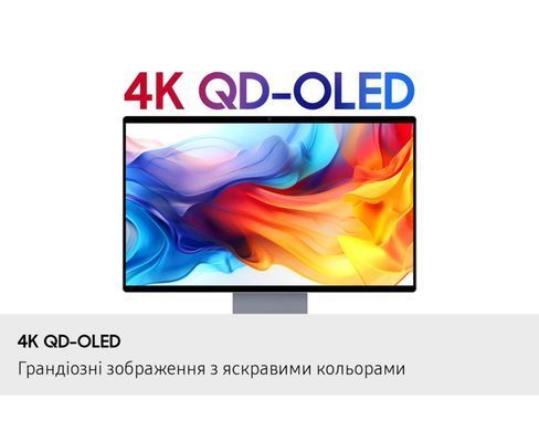 Samsung Монітор Samsung 32"S32FM902 HDMI, USB, Bluetooth, MM, OLED, 3840x2160, 165Hz, 0.03ms, HDR10+ LS32FM902SIXUA фото