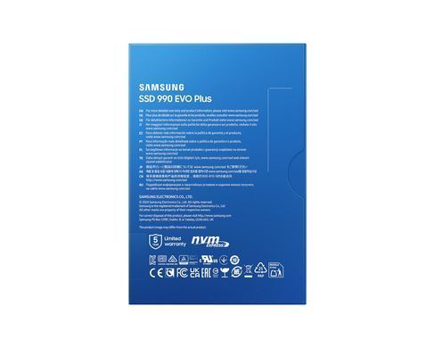 Samsung Накопичувач SSD M.2 1TB PCIe 4.0 990EVO PLUS MZ-V9S1T0BW фото
