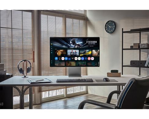 Samsung Монітор Samsung 32"S32FM902 HDMI, USB, Bluetooth, MM, OLED, 3840x2160, 165Hz, 0.03ms, HDR10+ LS32FM902SIXUA фото