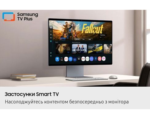 Samsung Монітор Samsung 32"S32FM902 HDMI, USB, Bluetooth, MM, OLED, 3840x2160, 165Hz, 0.03ms, HDR10+ LS32FM902SIXUA фото
