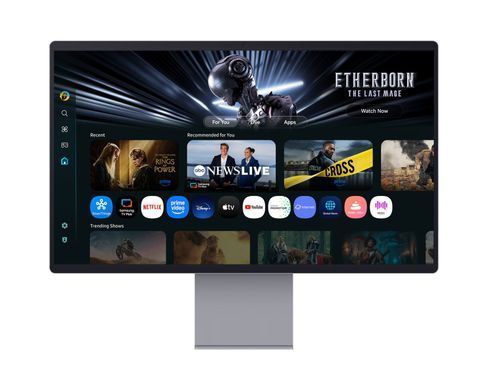 Samsung Монітор Samsung 32"S32FM902 HDMI, USB, Bluetooth, MM, OLED, 3840x2160, 165Hz, 0.03ms, HDR10+ LS32FM902SIXUA фото