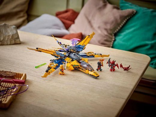 LEGO Конструктор Ninjago Суперштормовий реактивний літак Рас та Арін 71833 фото