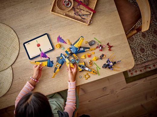 LEGO Конструктор Ninjago Суперштормовий реактивний літак Рас та Арін 71833 фото