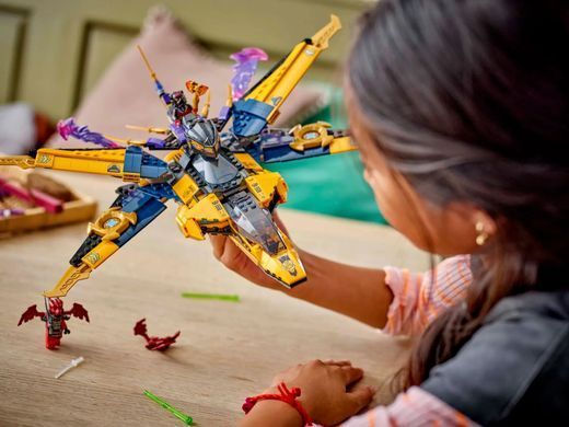 LEGO Конструктор Ninjago Суперштормовий реактивний літак Рас та Арін 71833 фото