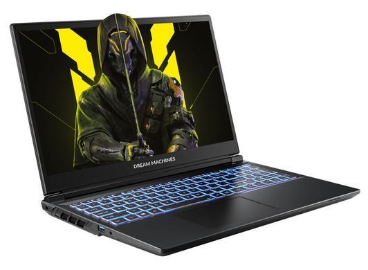Dream Machines Ноутбук RG5070-15 15.6FHD IPS, Intel U9-275HX, 32GB, F2TB, NVD5070-8, DOS, чорний RG5070-15UA25 фото