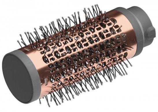 BaByliss Фен-щітка, 1000Вт, 2 режими, іоніз-я, хол. обдув, кераміка, сірий AS136E фото