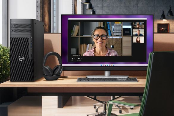 Dell Dell Pro Premium Wireless ANC Headset - WL7024, black 520-BBHC фото