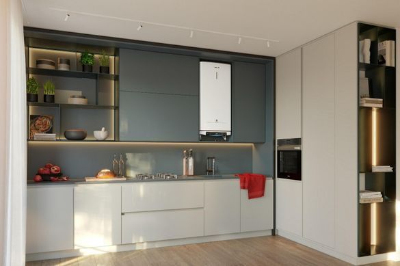 Ariston Водонагрівач електр. плаский слім VELIS PRO DRY WIFI 80 EU, 80л, 2*1,5кВт, сух тен, ун. монтаж, електр. кер-ння, B, Італія, Білий