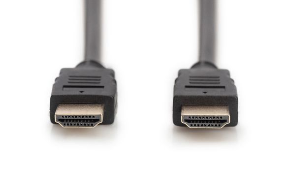 Digitus Кабель DIGITUS HDMI (M/M), 4K@60Гц, Ultra HD, Premium, тип A, w/Ethernet, золото, 2м, чорний DB-330123-020-S фото
