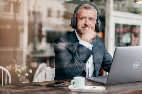 Dell Dell Pro Premium Wireless ANC Headset - WL7024, black 520-BBHC фото