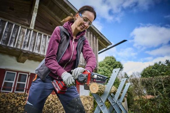 Einhell Пила цепная аккумуляторная GE-PS 18/15 Li BL-Solo, PXC 18В, бесщеточная, шина 158 мм, рез 125 мм, 4.8 м/с, 1.1 кг (без АКБ и ЗУ) 4600040 фото