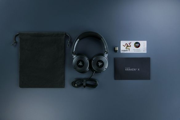 Razer Гарнитура игровая Kraken V4 X, 7.1, USB-A, 1.8м, RGB, чёрный RZ04-05180100-R3M1 фото