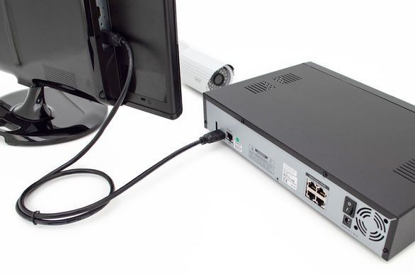Digitus Кабель DIGITUS HDMI (M/M), 4K@60Гц, Ultra HD, Premium, тип A, w/Ethernet, золото, 2м, чорний DB-330123-020-S фото
