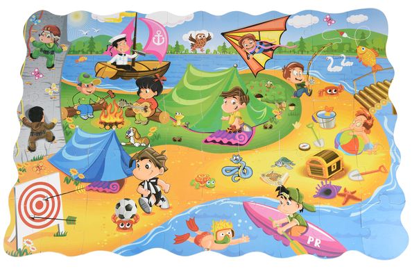 Same Toy Пазл-розмальовка Сонячний пляж 2031Ut фото